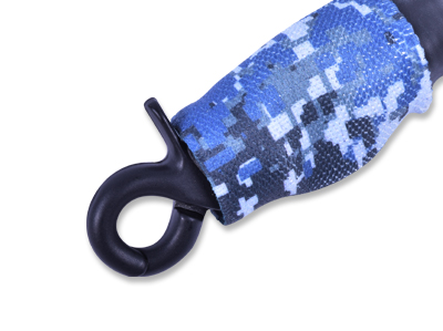 Powder-coated steel hardware and metal trigger snap Powder-coated steel hardware and metal trigger snap