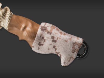 Powder-coated steel hardware and metal trigger snap Powder-coated steel hardware and metal trigger snap