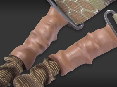 Double reinforced hog-ring clips Double reinforced hog-ring clips