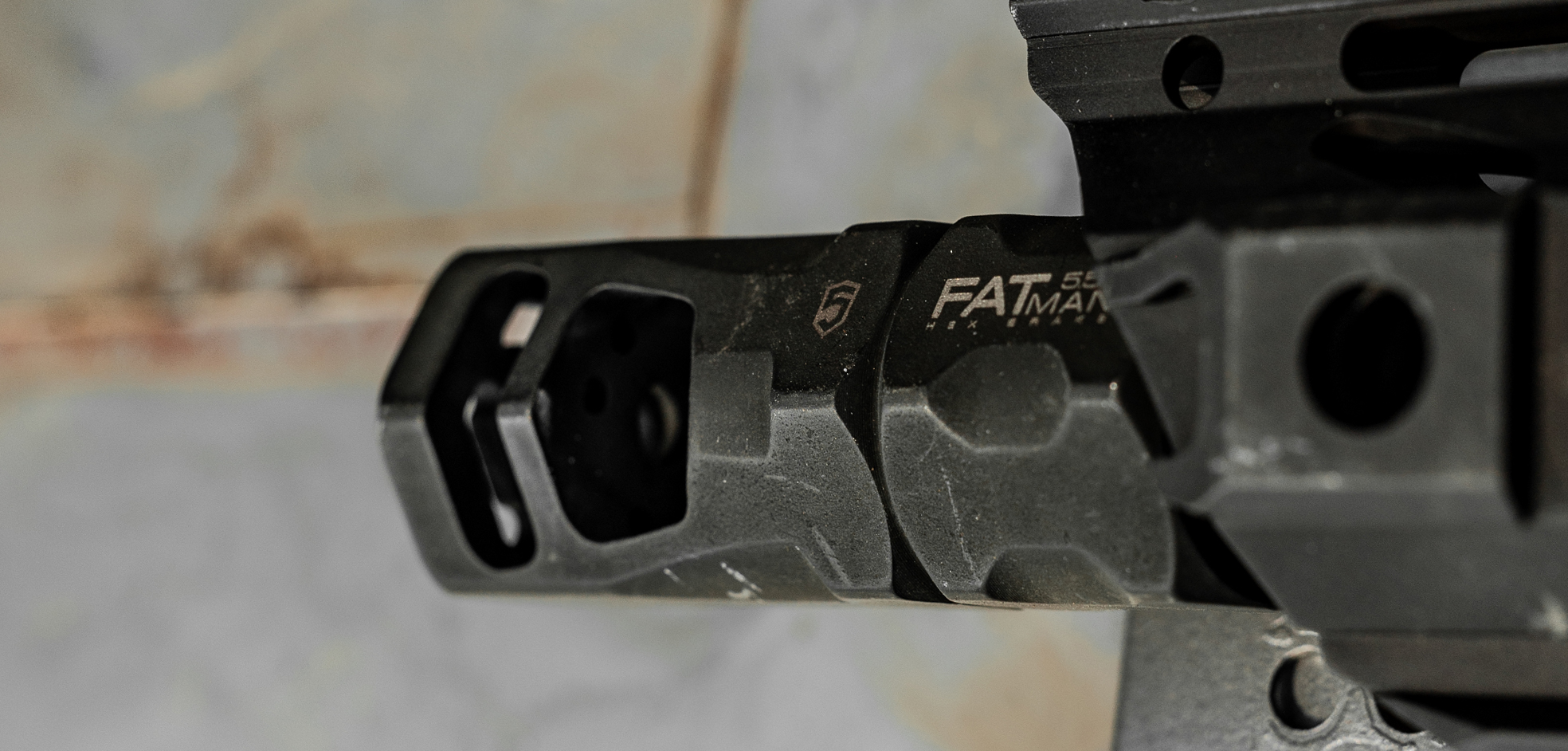 Fatman Hex Brake Installed