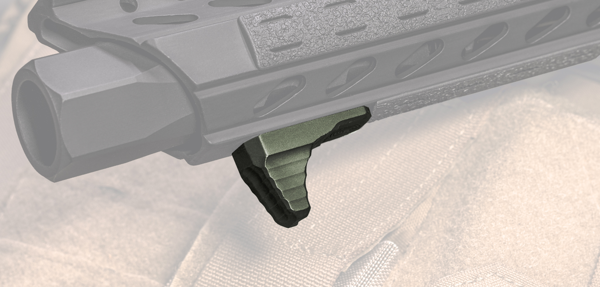 Phase 5 Micro Stop M-LOK blue detail